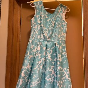 Blue Floral Dress